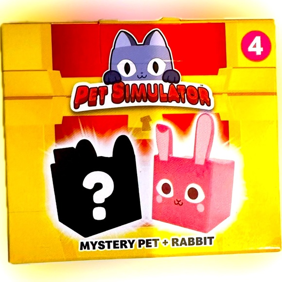 2024 MCDONALDS #4 HAPPY MEAL TOY PET SIMULATOR MYSTERY PET + RABBIT COLLECTIBLE - Picture 1 of 8